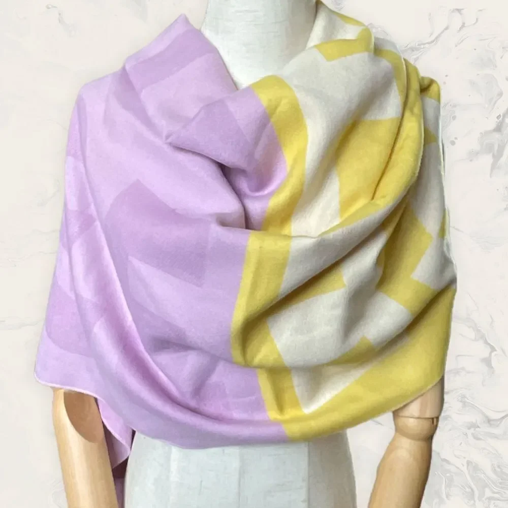 NWT BP Fierce Shawl/ Wrap - One Size - Purple/Yellow